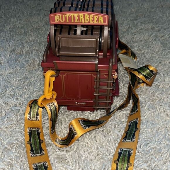 NWT Universal Studios Hollywood Harry Potter Butterbeer Cart Candy Bucket Contai - Picture 9 of 12